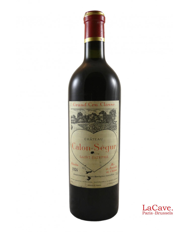 Château Calon-Ségur 1924 - Reconditionnée au Château