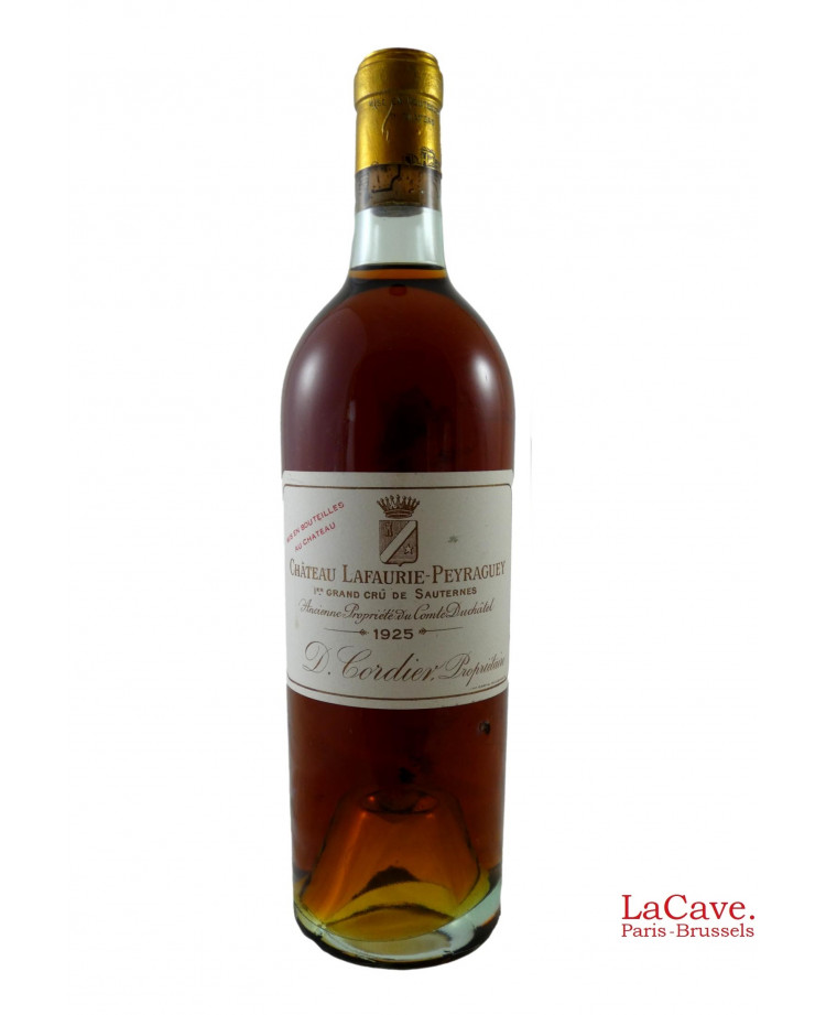 Château Lafaurie-Peyraguey 1925 - Reconditionnée au Château Château Lafaurie-Peyraguey 1925 - Reconditionnée au Château