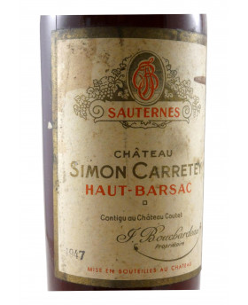 Château Simon Carretey 1947 - Contigu Château Coutet